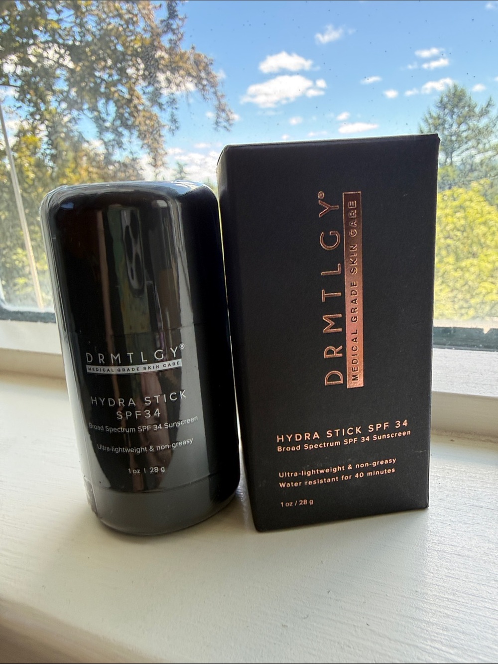 DRMTLGY Hydra Stick SPF 34 Sunscreen Stick New in Package